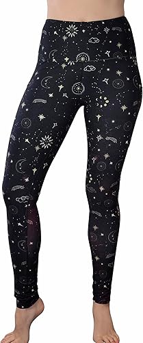 Miniatura 2 de Comfy Yoga Leggings de yoga estampados con bolsillos para mujer, pantalones de yoga de cintura alta, suaves y ligeros leggings de entrenamiento