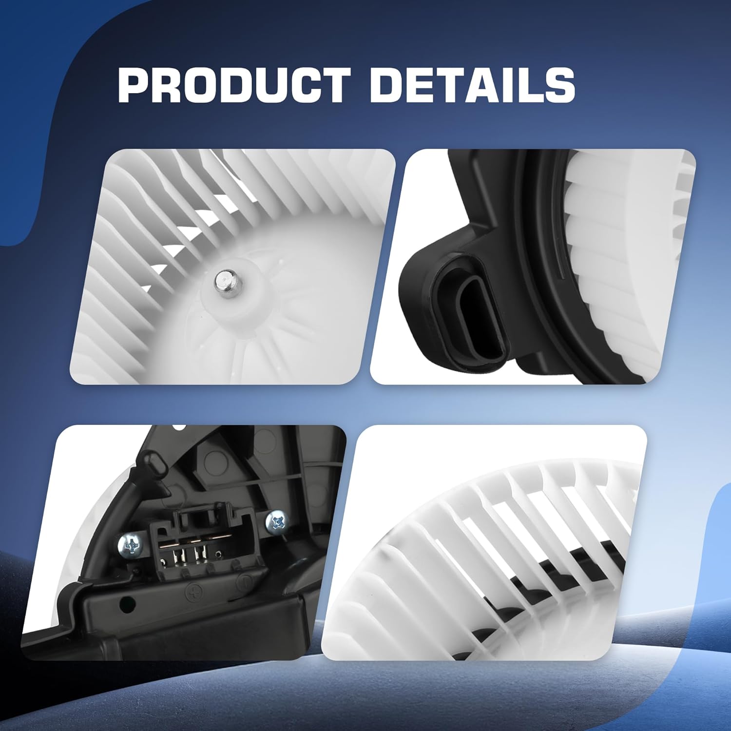 (3-PIN) 700249 HVAC Heater Blower Motor Fan Assembly for Toyota Corolla 2009-2019 & RAV4 2006-2018 (only for auto a/c), Prius 2010-2015, Prius v 2012-2017, 8710302210,871030R010,8710342101,TO3126127