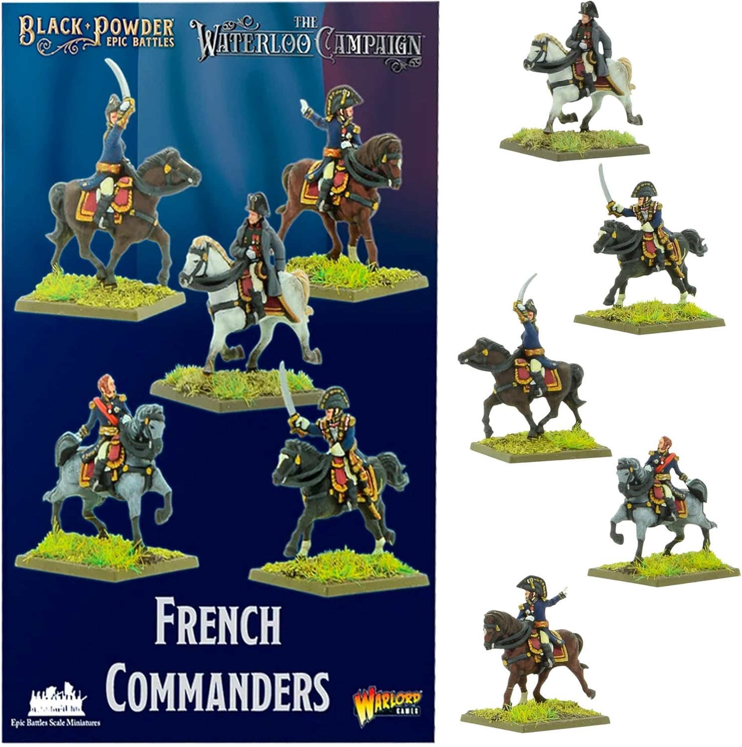 Wargames Delivered - Warlord Games Black Powder War Epic Battles Waterloo Campaign Prussian Landwehr Brigade Miniatures Wargaming, 4 Regiments - Plastic Model Kit