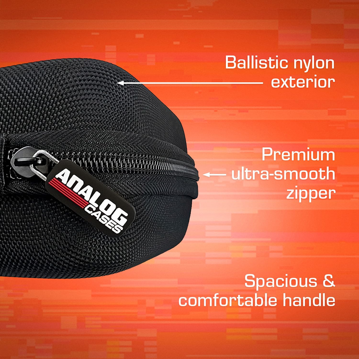 Analog Cases Pulse Estuche para Elektron Digitakt/Digitone/Syntakt (protección y Estilo, en un Robusto Estuche de EVA, Forro Protector de Terciopelo Supersuave), Negro