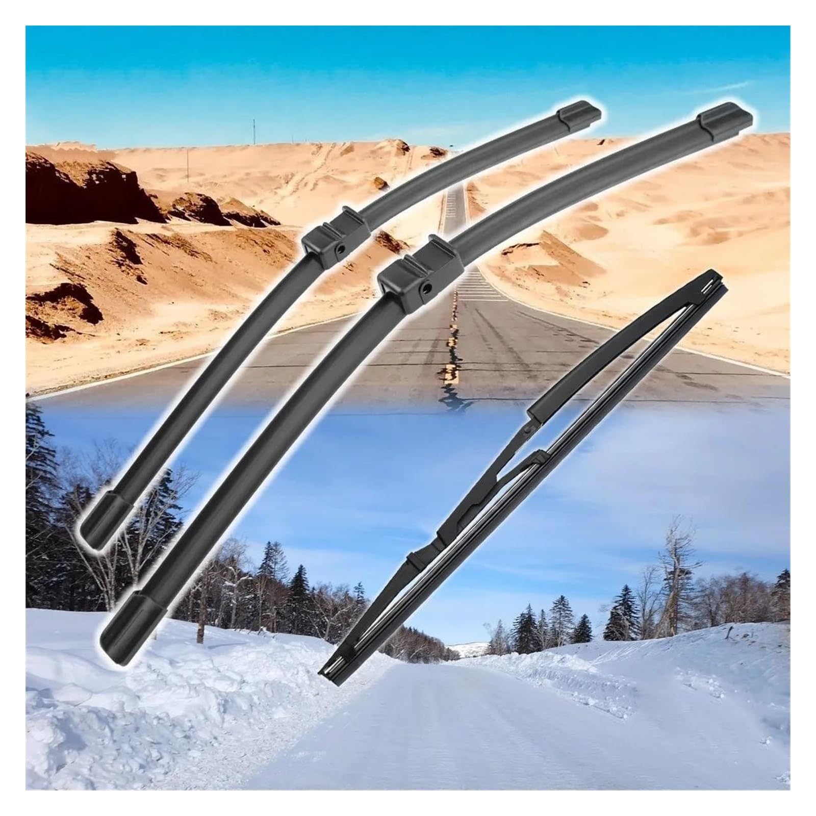 Parabrezza Tergicristalli Per A&lfa Romeo 147 937 2005-2010 22 "+16"+13.8" Spazzole Tergicristallo Anteriori Posteriori Parabrezza Finestra Spazzole Tergicristallo Auto