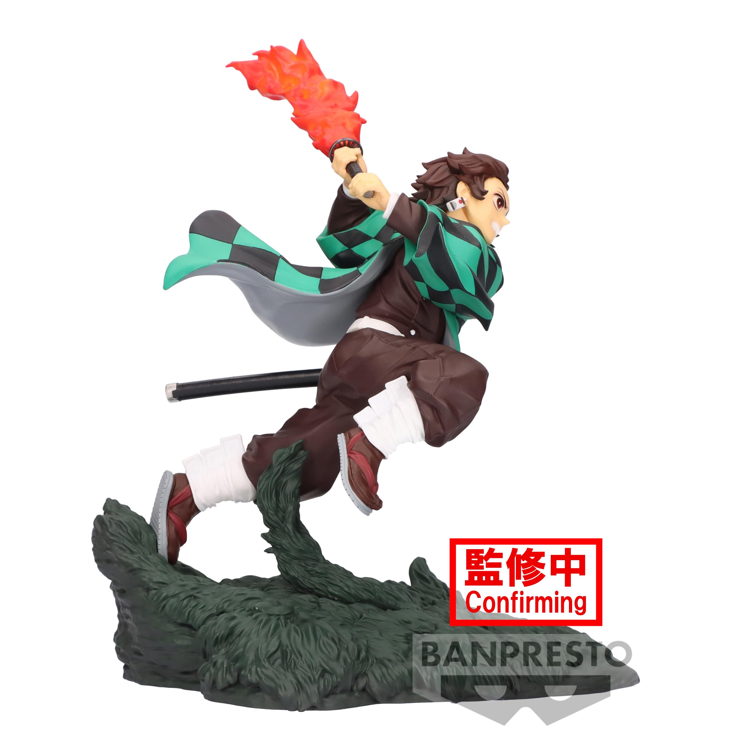 Banpresto Tanjiro Kamado Demon Slayer: Kimetsu No Yaiba - Combination Battle 9 cm, Multicolore, BP89195P