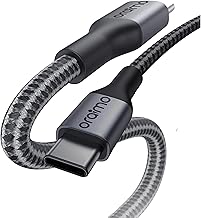 Oraimo 100W Type-C to Type-C Cable | Fast Charging with Smartphone, Tablet, Laptop Compatible | Tangle-Free & Bend-Proof Design with 3M Length | Heat Protection (OCD-173CC)