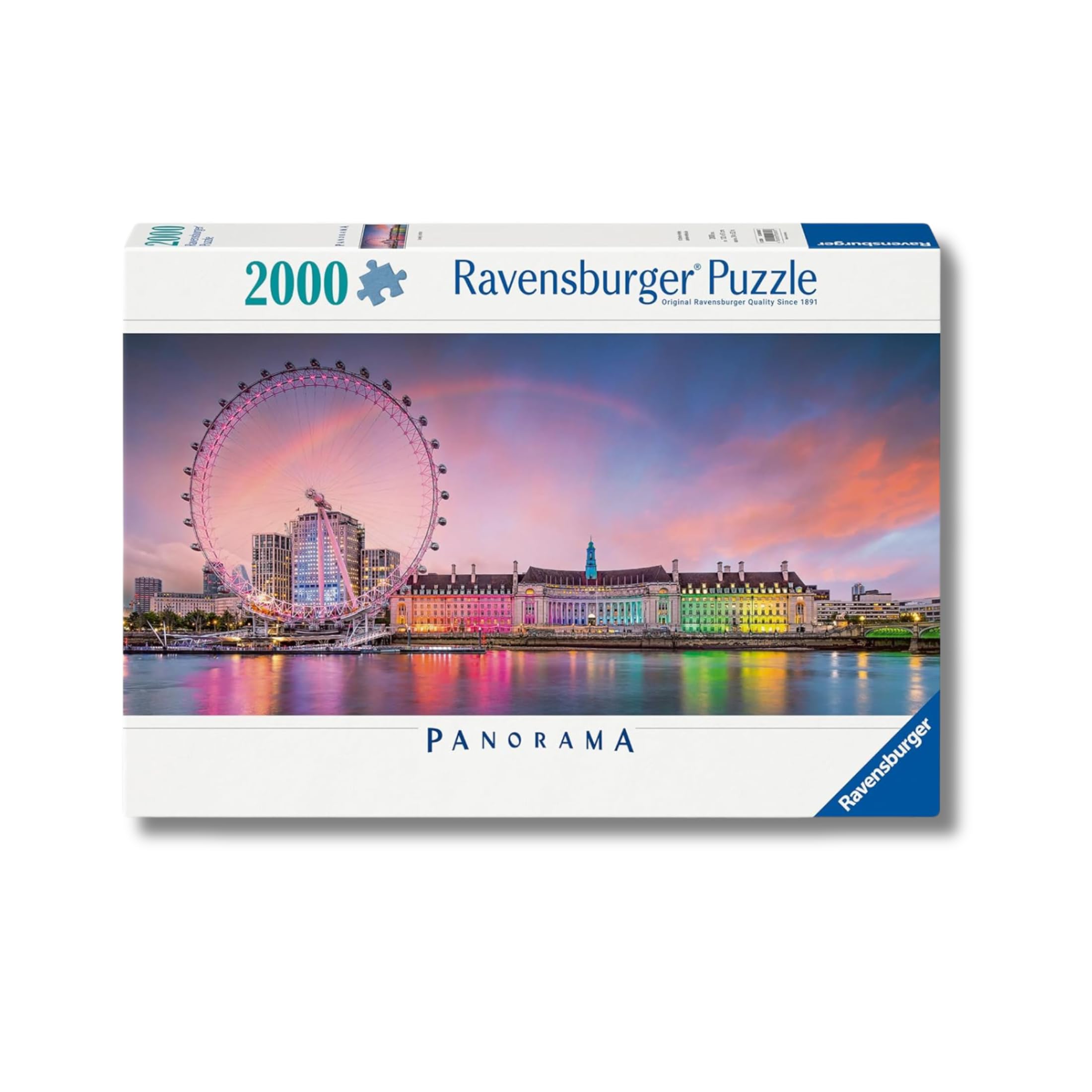 Ravensburger - Puzzle 2000 Pezzi Londra Colorata | Puzzle 2000 Pezzi | Rompicapo Adulti E Bambini Dai 14 Anni In Su | Regalo Per Bambini E Adulti | Misure 98x75cm