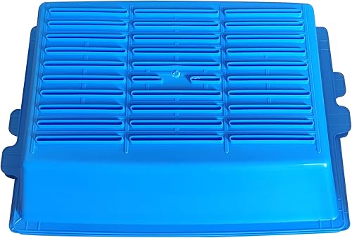 Miniatura 7 de Caja de arena para gatos, 3 cajas de arena para gatos de tamizado, cajas de arena autolimpiables para gatos, no es necesario palar, bandeja de arena