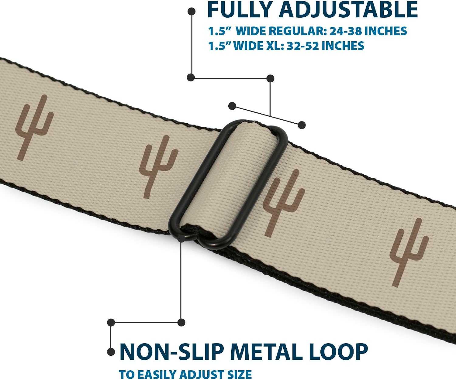 Buckle-Down Belt, Seatbelt Buckle Belt, Cacti Tans, Adjustable