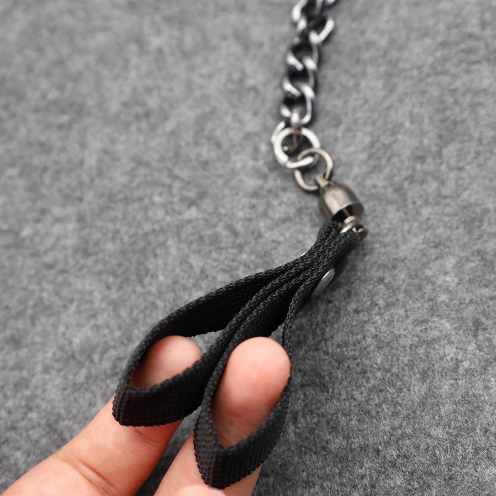 Monkey Fist Fire Poi, 3" Wick en Kevlar - Props de Flux de filation pour Le Cirque, la Danse et la Performance du feu - Set de 2 (Total Length 63cm)