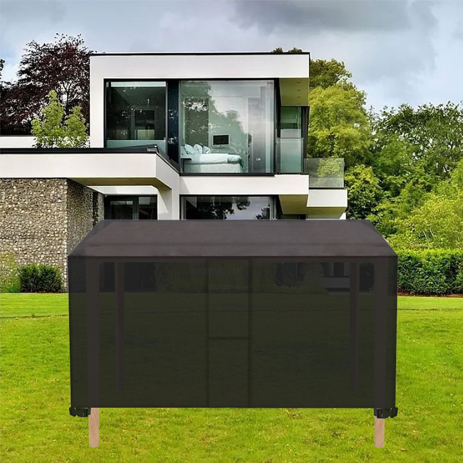 Conjuntos de Muebles Cubierta Impermeable 213x132x74cm, Funda para Muebles de Exterior Cubierta Protectora, Cubierta de Conjunto de Muebles, Unda Protectora Oxford Impermeable