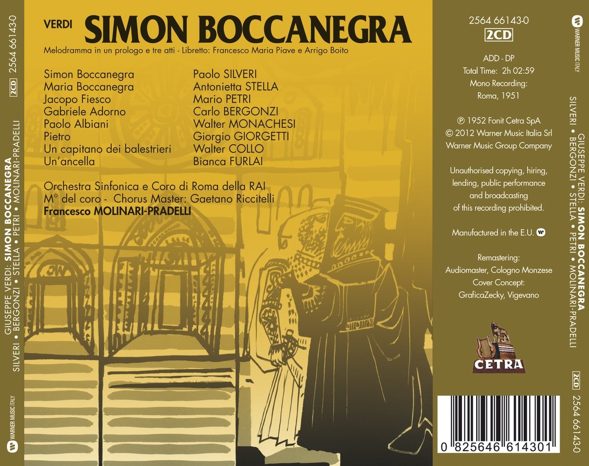 Cetra Verdi Collection: Simon