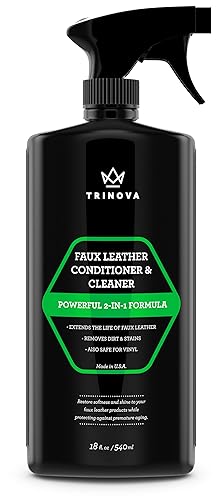 TriNova unisex-adult Faux Leather Cleaner & Conditioner