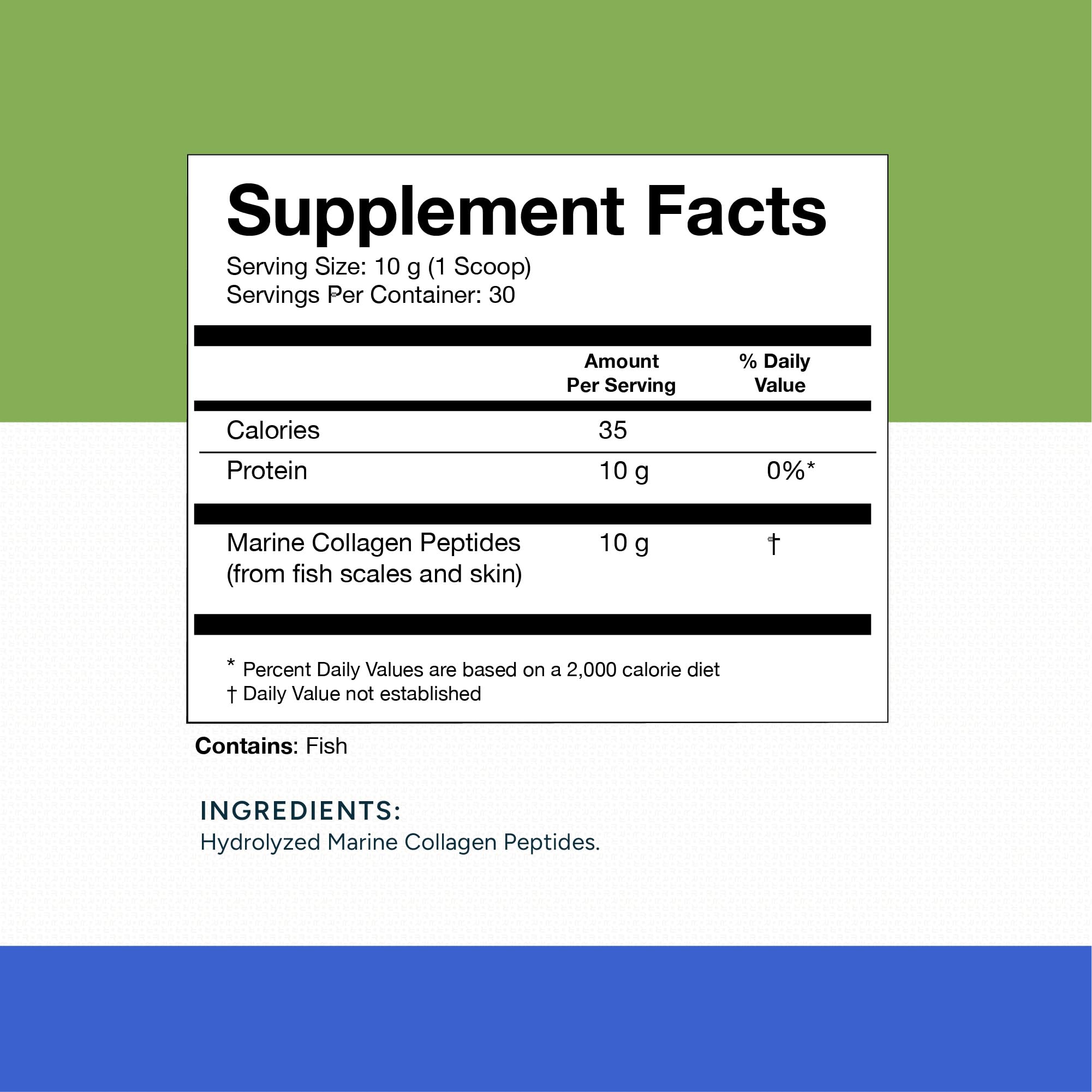 Marine Collagen Peptides Powder - Made with Nippi Peptide® from Japan, Hydrolyzed Type I Fish Collagen, Unflavored, 10g per Serving, Third-Party Tested, Skin, Hair, Nails & Joint Support - 30 Servings — Amazon image 3