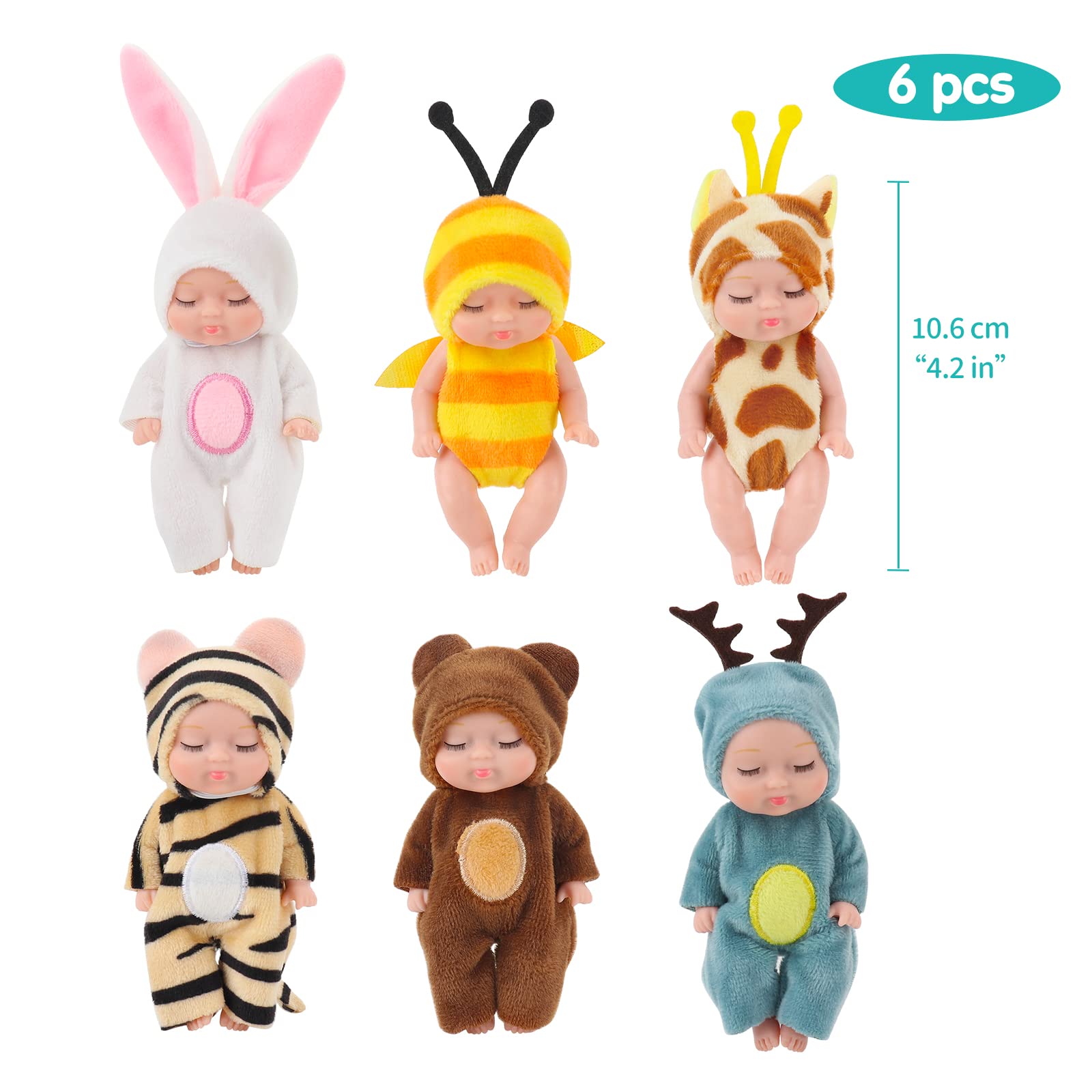 Muñecas Reborn, Bebés de Silicona, Muñeca BEB, Realista Muñecas Reborn Bebé Silicona Suave De La Vida Real Muñecas Bebé, Suave al Tacto, Cuerpo Flexible, para Niños y Niñas