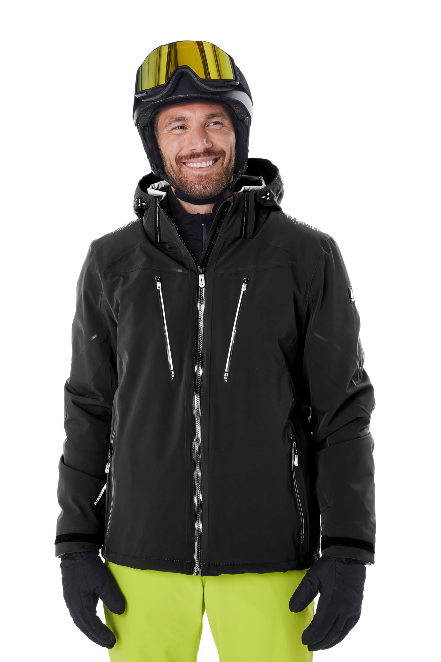 Killtec Herren Ksw 50 Mn Ski Jckt Skijacke/Funktionsjacke mit abzipbarer Kapuze, Schneefang und Unterarmventilation
