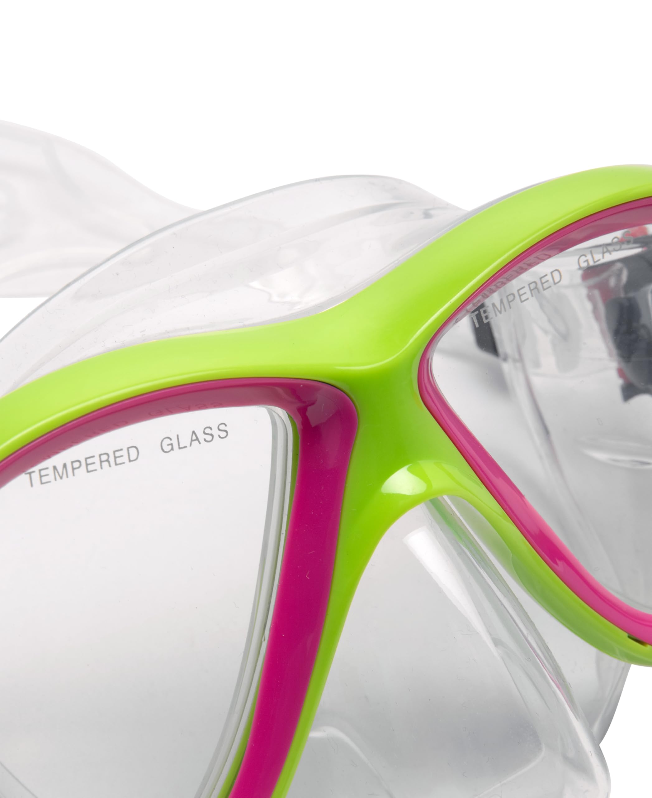 arena Set Maschera e Boccaglio Bambini, Maschera Snorkeling, Maschera Mare, Boccaglio Snorkeling Bambina con Tecnologia Anti-Infiltrazione, Tubo Flessibile con Valvola Spurgo, Silicone Ipoallergenico