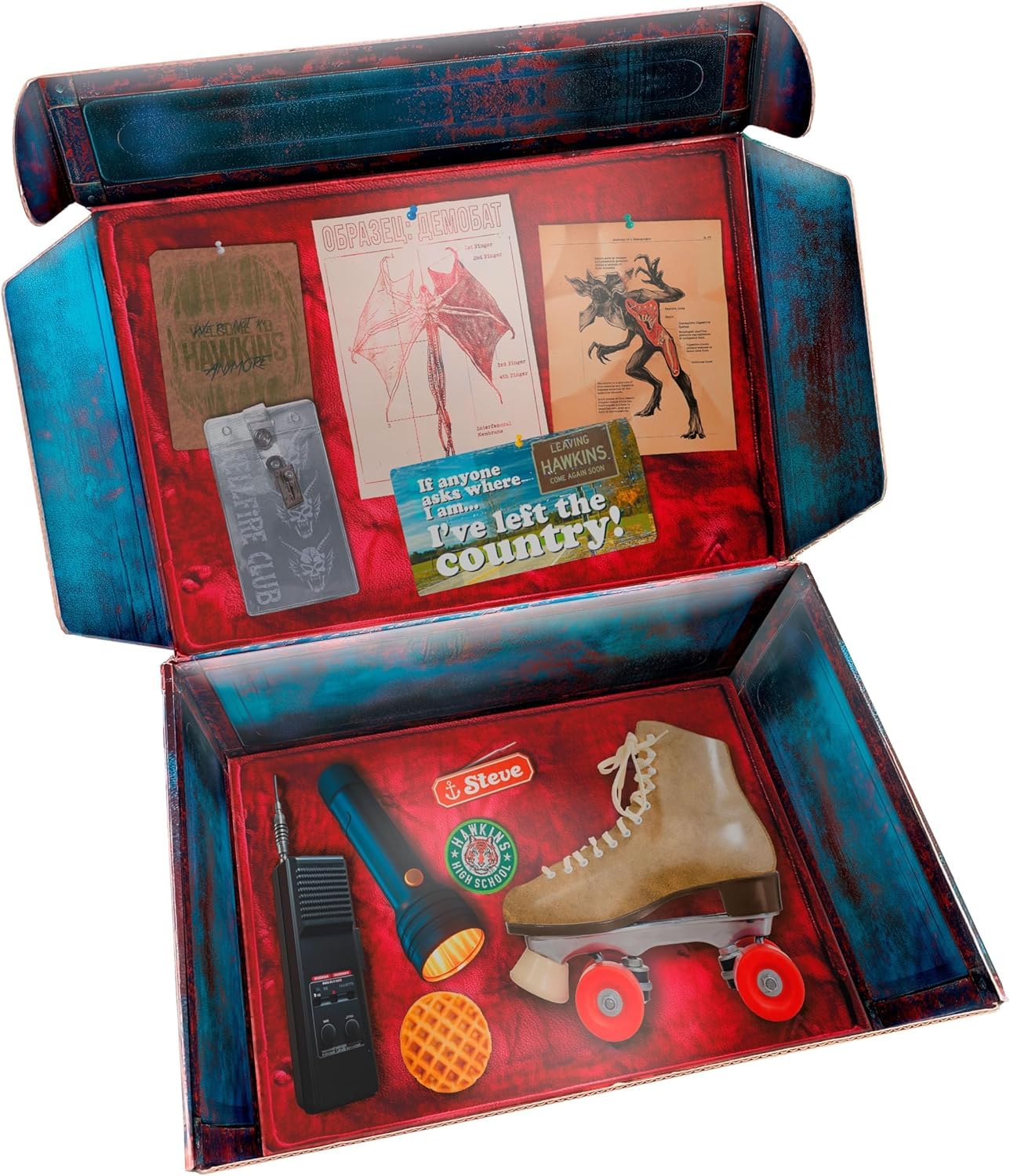 Clementoni - Puzzle Stranger Things - The DEMOGORGON'S Hunt, con luz LED: Rompecabezas de 520 Piezas, Escena Que Cambia de Color con Eleven contra Demogorgon