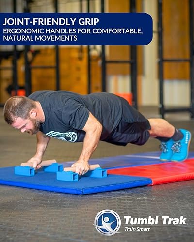 Miniatura 4 de Tumbl Trak Barras Parallette Portátiles, Azul