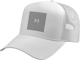 Maze Puzzle Labyrinth Trucker Hat with Adjustable Mesh Back