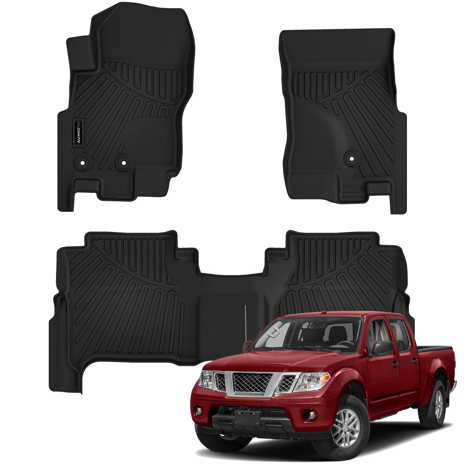 Auxko All Weather Floor Mats for Nissan Frontier
