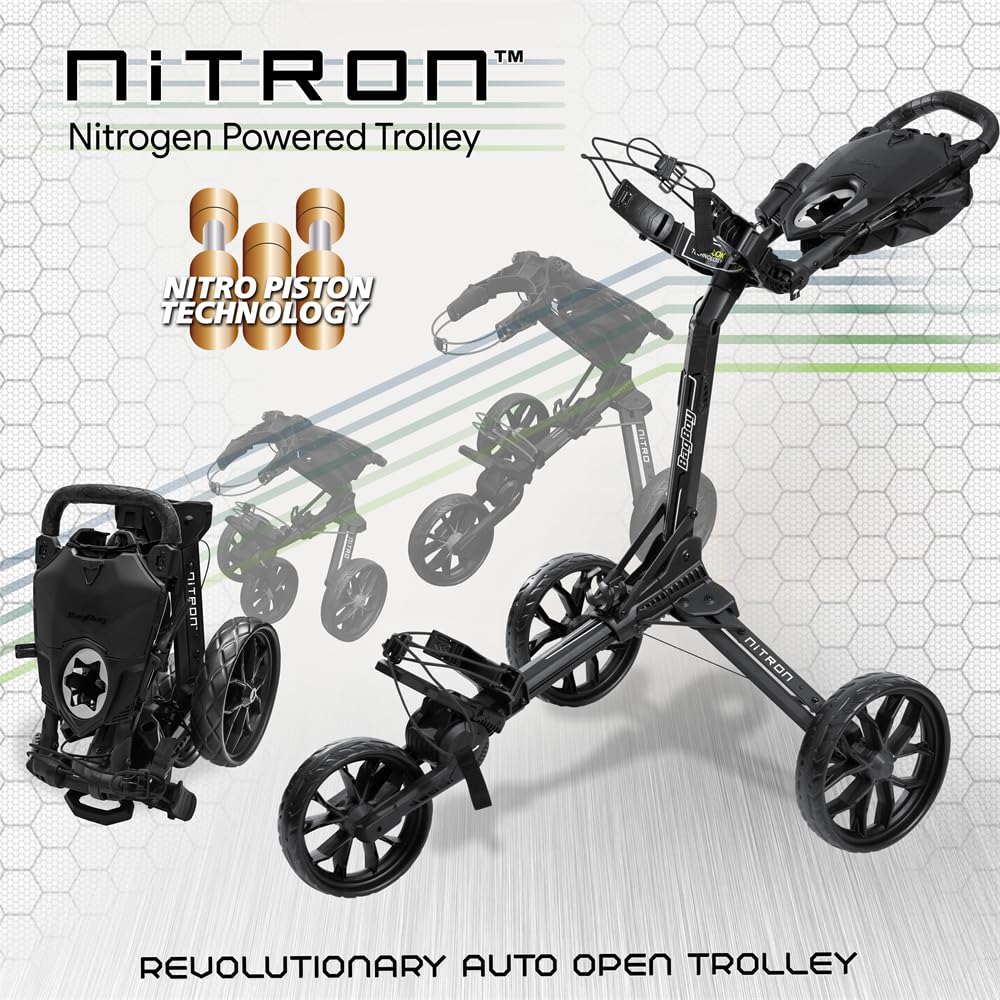 Bag Boy Chariot en Nitrile Bleu Marine/Charbon