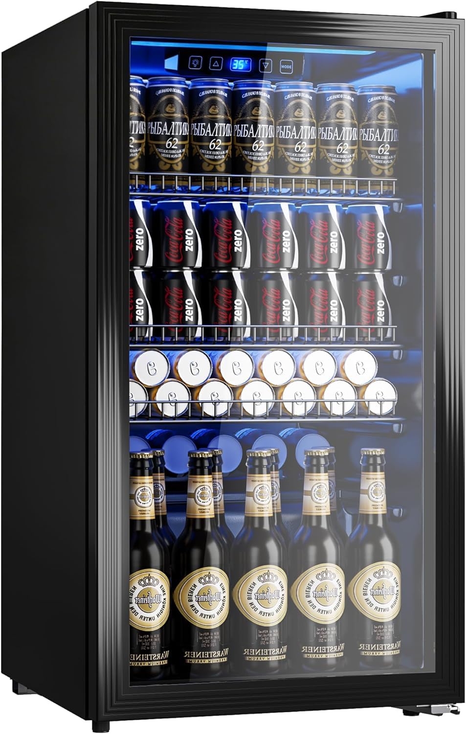 FILMDONGDONG MSBRSL 3.2 cu ft Wine Cooler Black