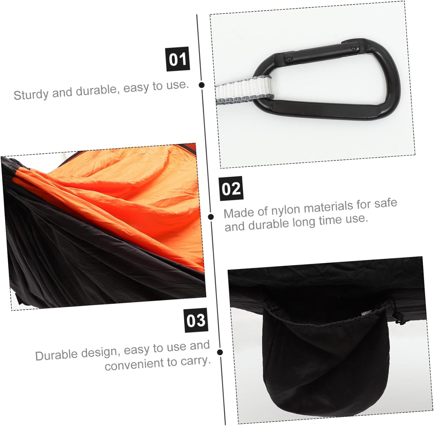 1pc Portable Multi-Function Suspended Hammock Tent Net for Outdoor Camping Picnic and Hiking