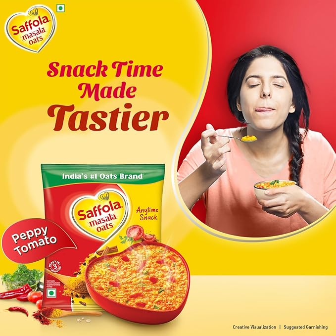 Saffola Avena Sabor Tomate Peppy 40 g miniatura 4