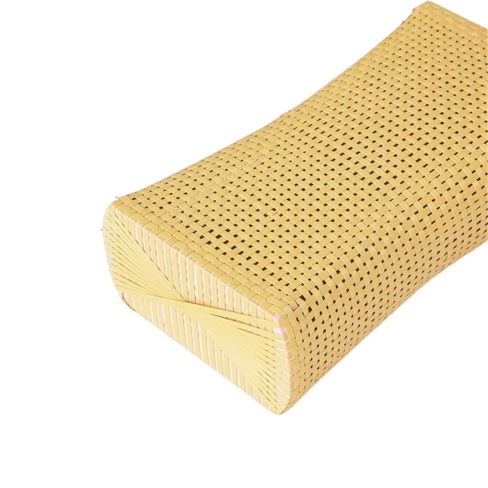 CQAHDSEVF Sauna Headrest Pillow, Sauna Headrest Wooden Multiple Sizes Cervical Support Pillow(29x16x8cm)