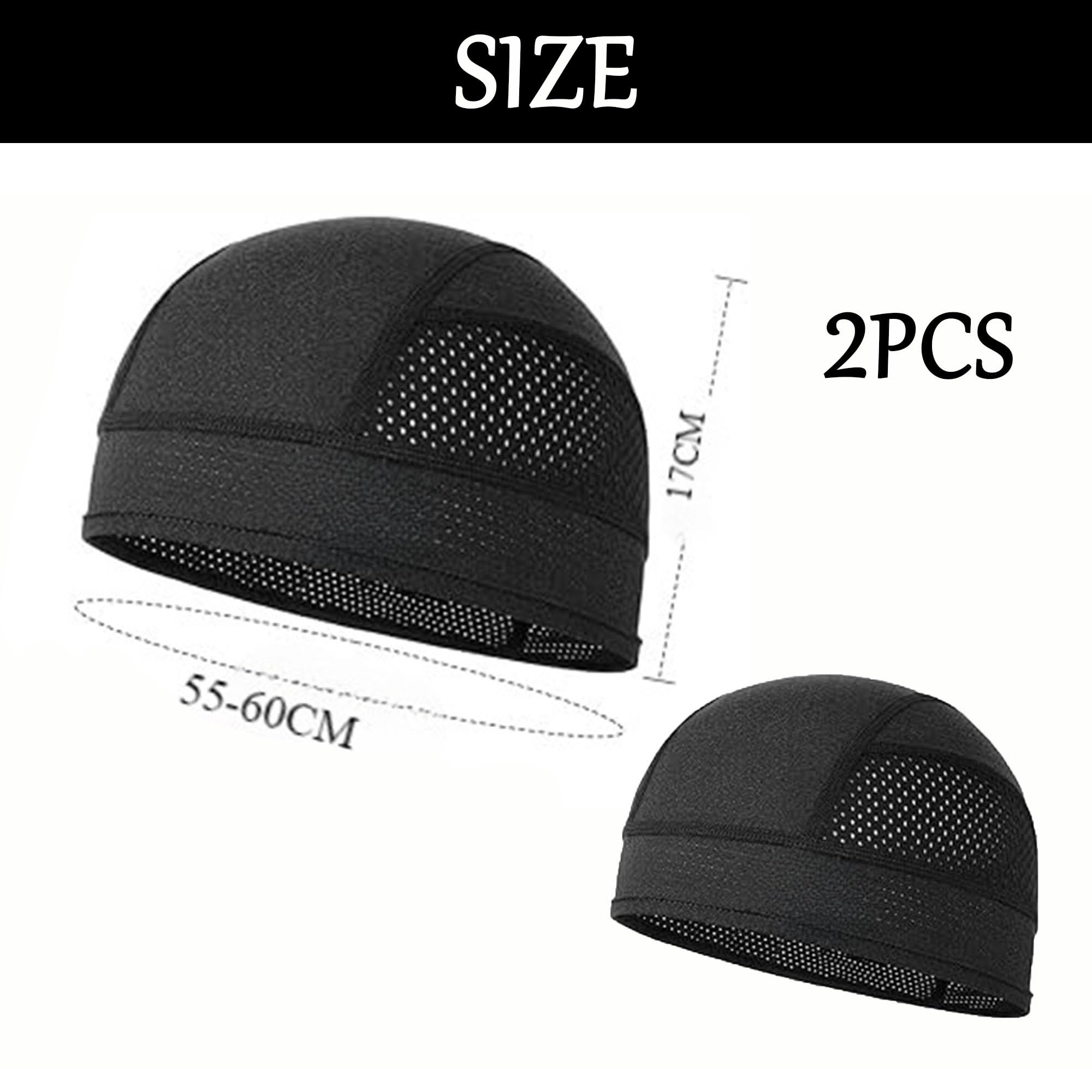 2 letnie czapki rowerowe z siateczki, pod kask, oddychająca czapka podszyta dla mężczyzn i kobiet, ochrona przed potem, czapka do biegania, sportowa, do jazdy na rowerze, biegania