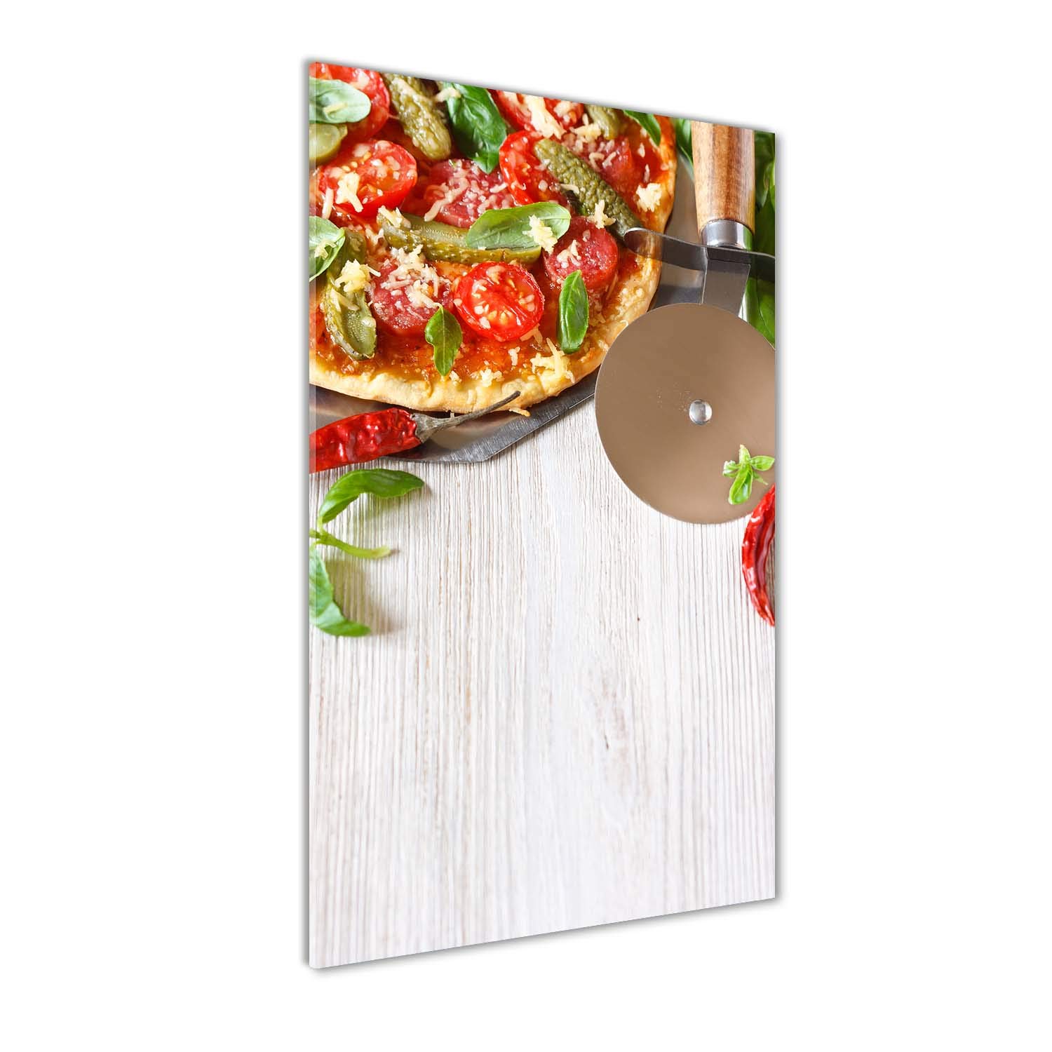 Image sur Plexiglas Pizza Rouge Tulup 70x140 cm | Solution Murale Anti-Taches