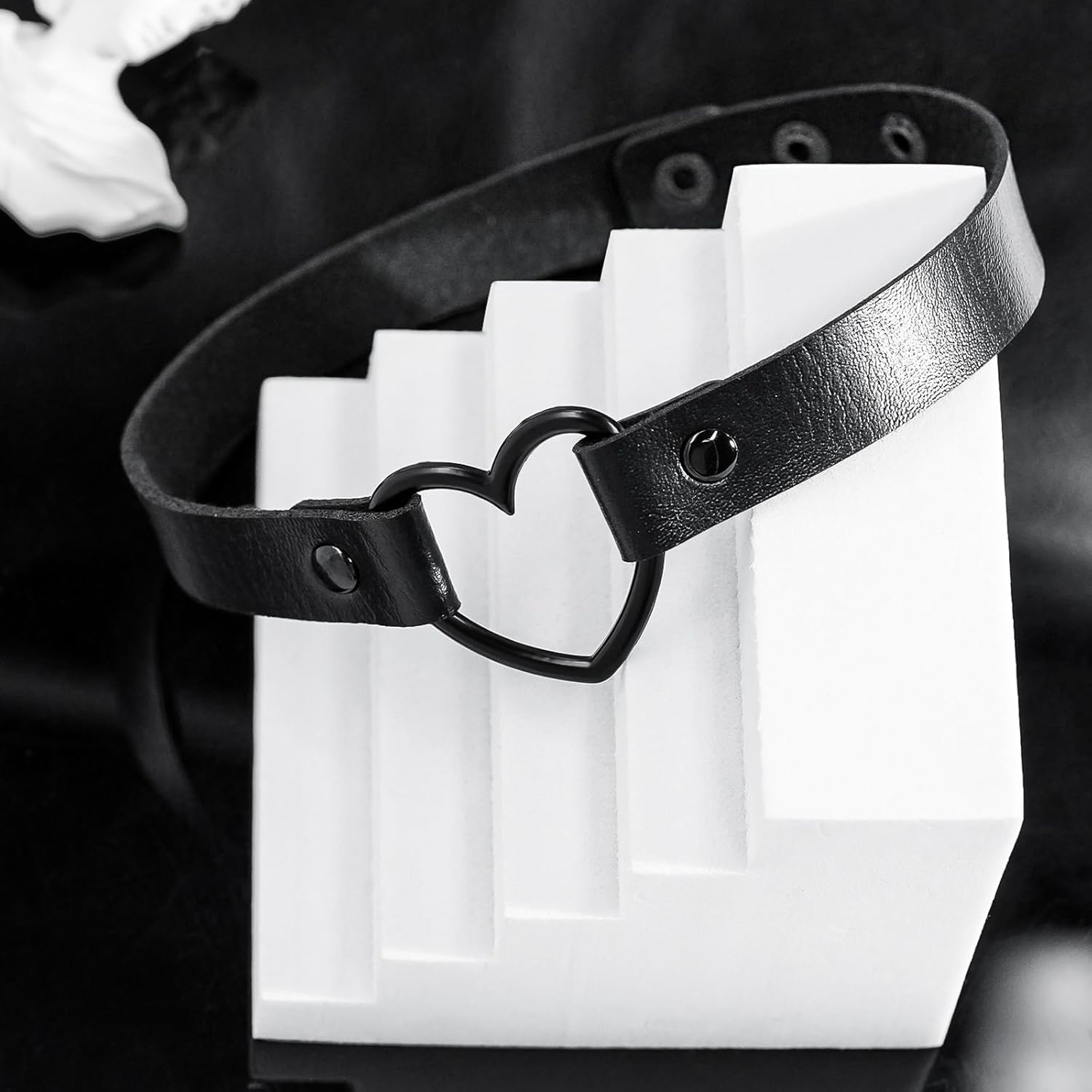 yfstyle Black Choker Necklaces Set: Adjustable Black Velvet Chokers for Women Gothic Accessories - Image 6