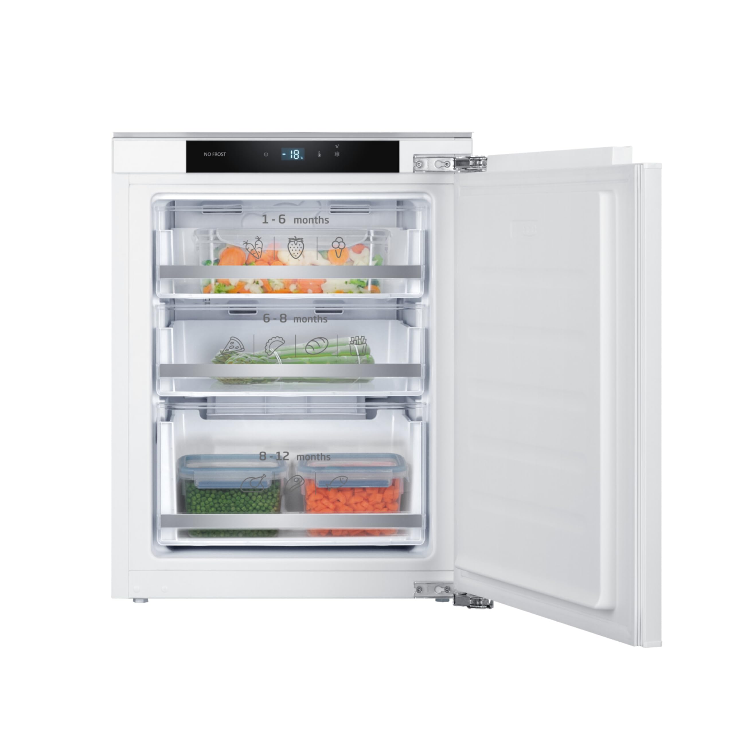 Amica EGSX 321 210 Gefrierschrank, 712 mm Nische, Festtür-Technik, Energieeffizienzklasse D