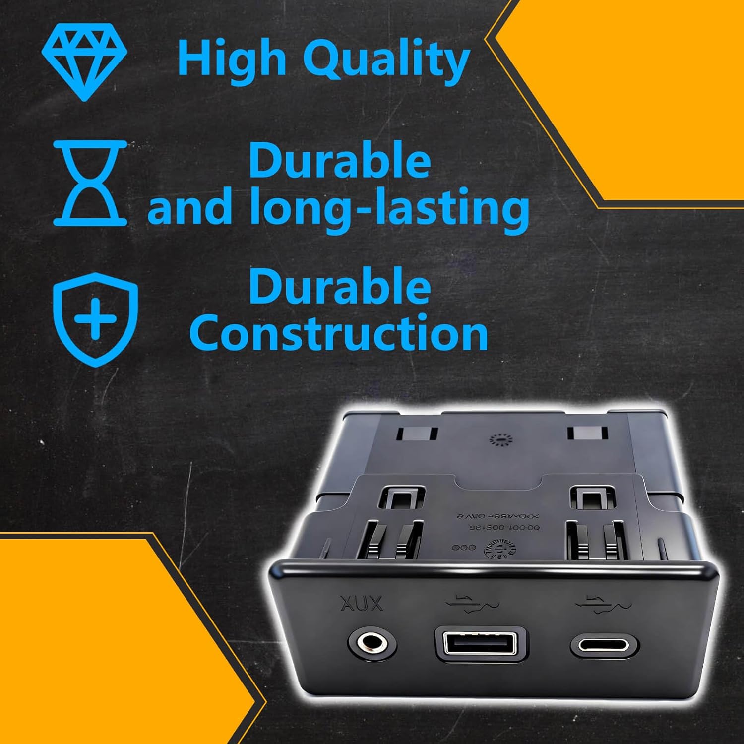 USB Port Audio Player & Receptacle 13529865 Compatible with Chevrolet Malibu 2019-2024 Equinox 2019-2024 GMC Terrain 2018-2019 Buick Encore GX 2020-2023 Replace 84260037 13512372