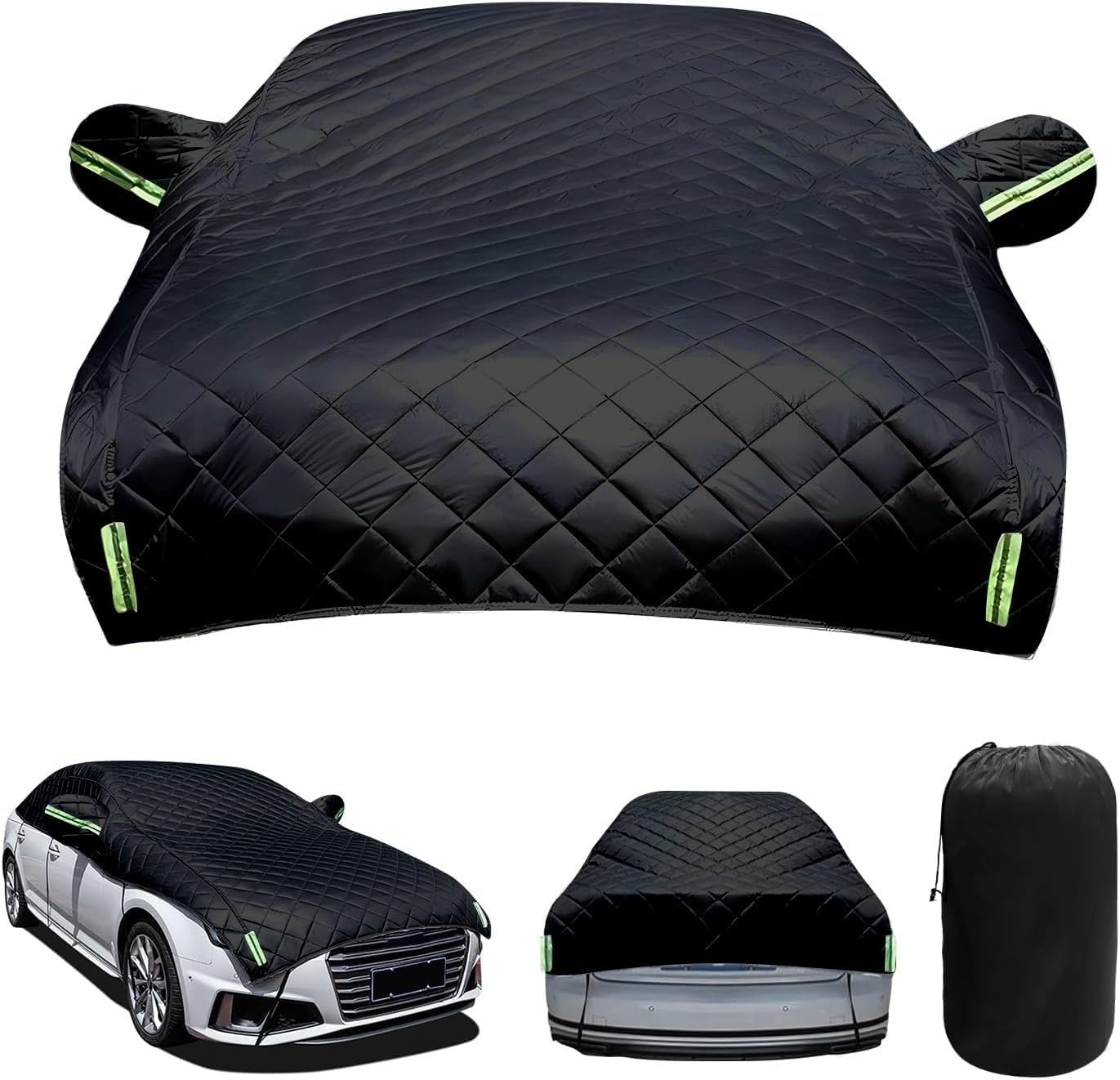 Hail Protector Car Cover Custom Fit for Tata Nexon 2017-2026 Car Cover Waterproof All Weather,5-Layer Thickened Cotton,Protection for SUV and Sedan