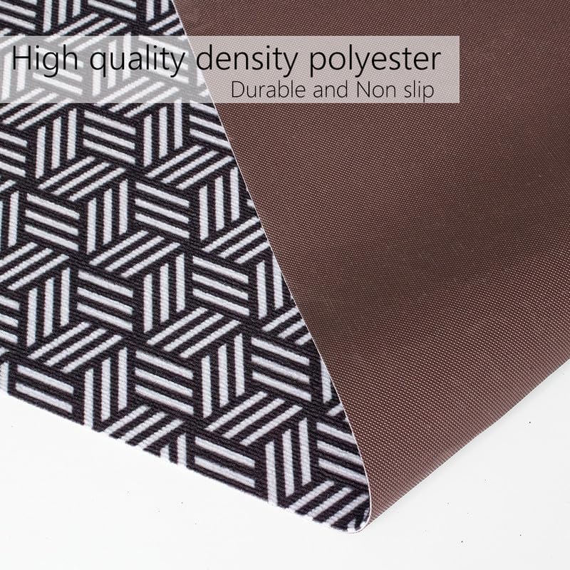 Miniatura 3 de Alfombra de pasillo de goma antideslizante de 2 x 6 pies, tamaño personalizado, alfombra larga resistente para entrada, cocina, garaje, escaleras