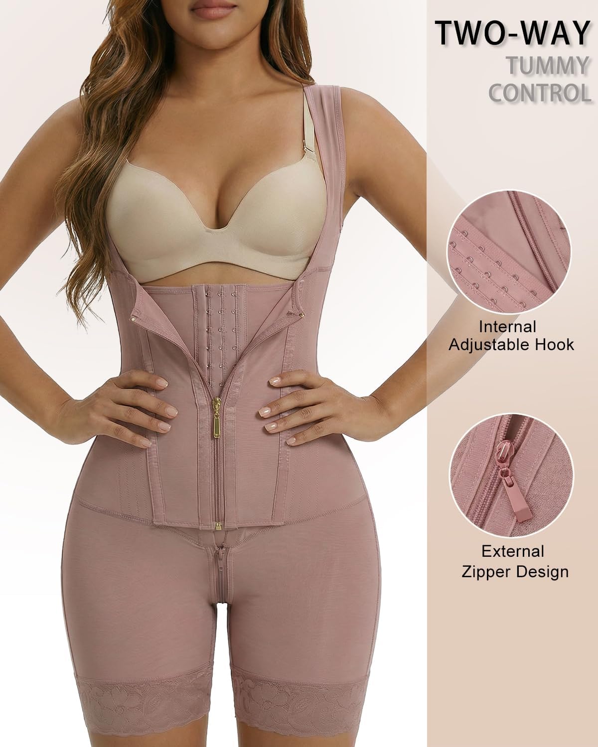 Underbust Fajas Colombianas Shapewear for Women Postpartum Body Shaper Tummy Control Butt Lifter - Image 5