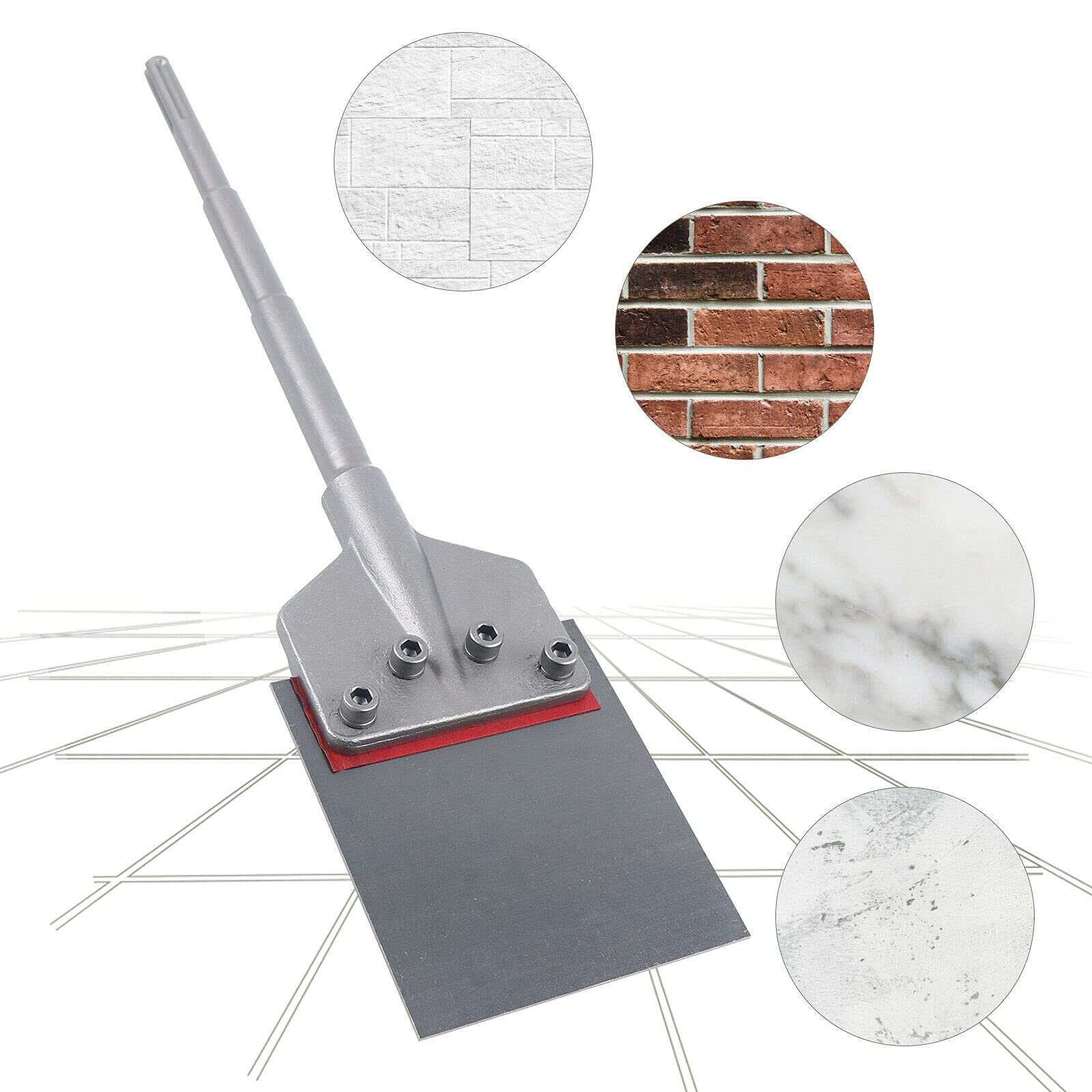 Skrobak do podłóg, 15 cm, dłuto skrobak do płytek ściennych, narzędzie do renowacji, ścian, podłóg, ceramicznych skrobaków podłogowych, SDS-Max