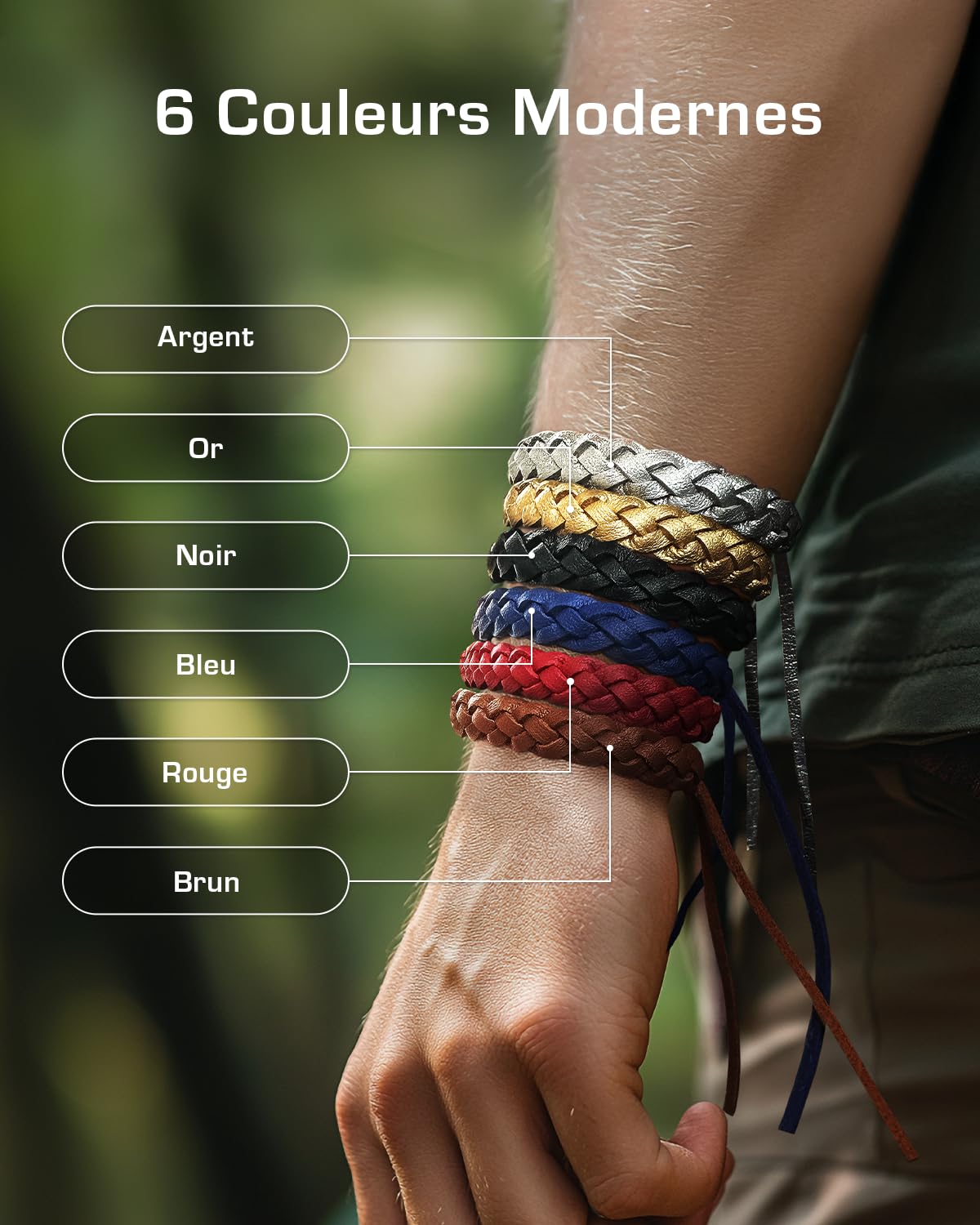Active Era Bracelet Anti-Moustique en Cuir pour Enfant & Adulte [Lot de 12] – Répulsif Naturel - 100% Sans DEET, Imperméable – Jusqu’à 250h de Protection Extérieure Contre les Moustiques & Insectes