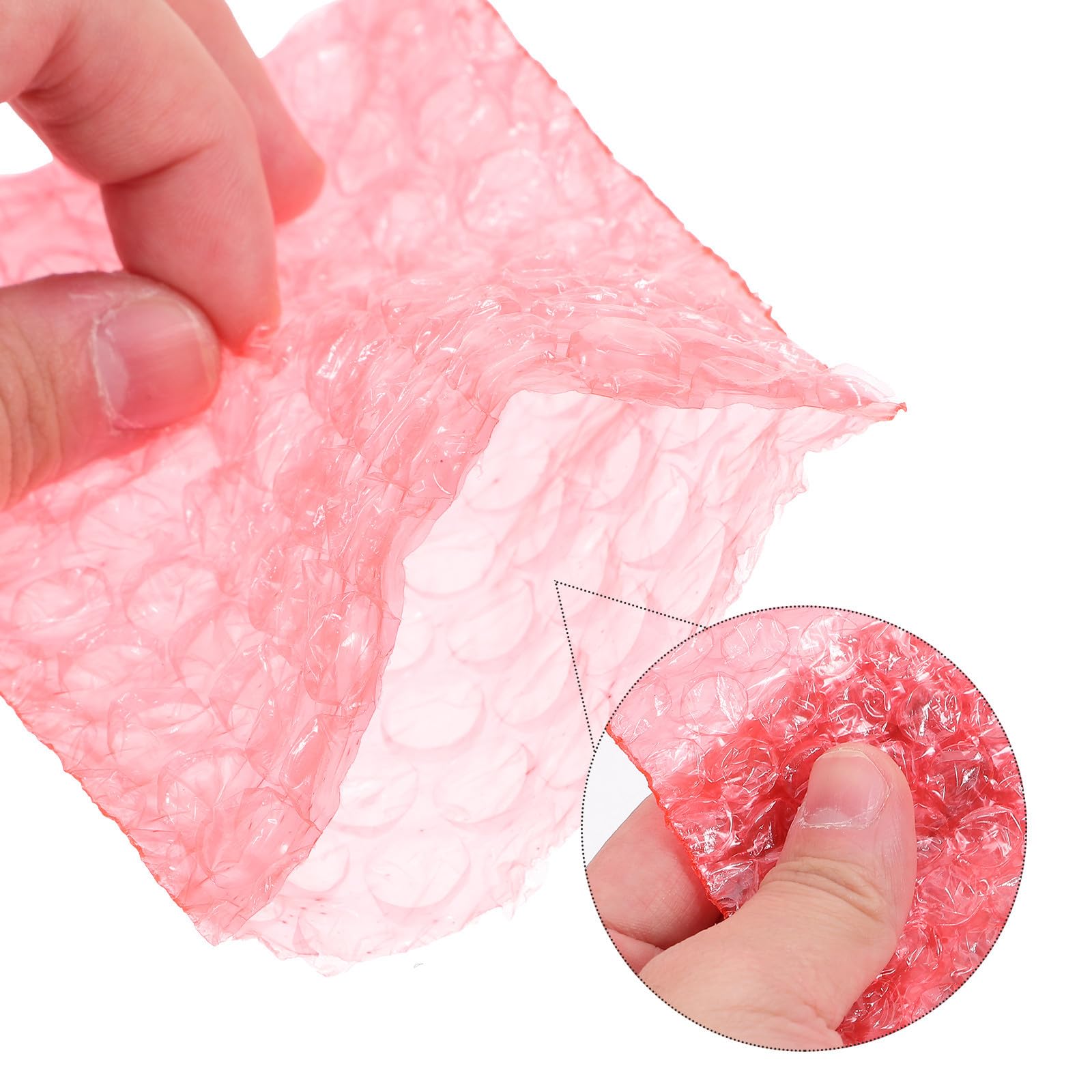 Vaguelly Luftpolsterbeutel 8x10cm Transparent 100 Stück Gepolstert Stoßdämpfend Versandverpackung für Umzug und Lagerung