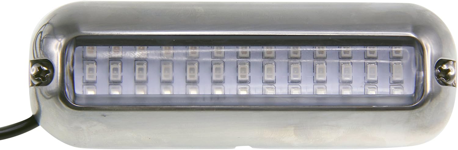 Pactrade Marine Pontoon Boat Blue LED Underwater Light S.S 316 Housing 416 LM