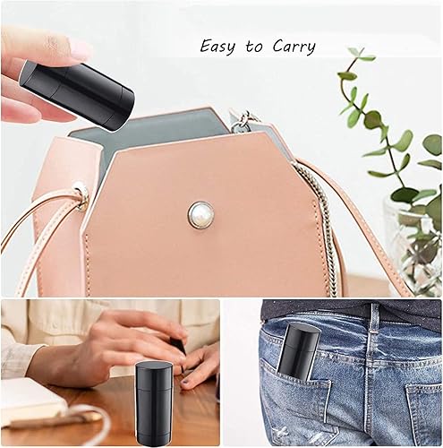 Miniatura 4 de Paquete de 10 recipientes de desodorante vacíos con barra de llenado de plástico para desodorante, tubo de bálsamo labial, tubos desodorantes