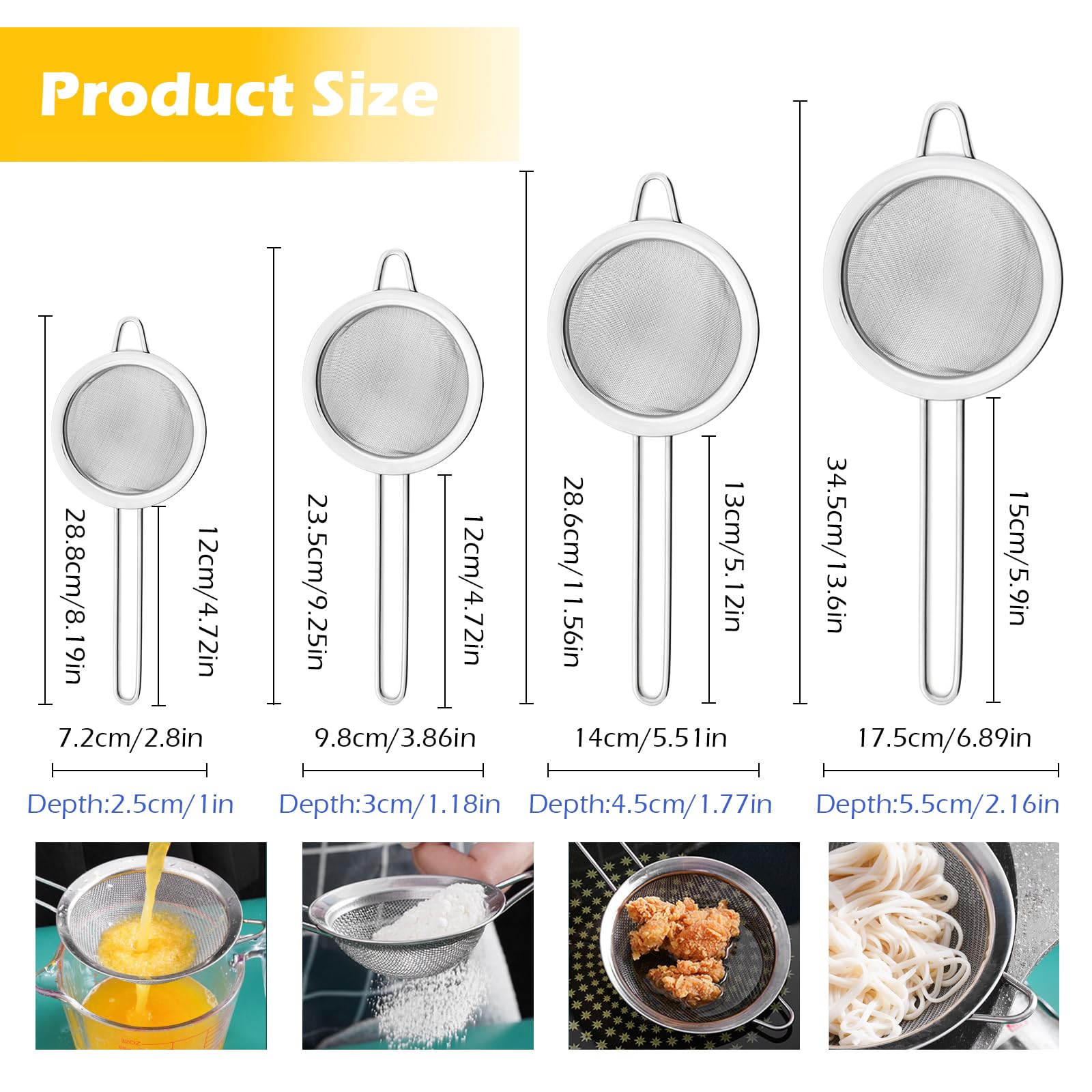 Shaker Per Cacao E Zucchero A Velo - Acciaio Inox, Coperchio Antipolvere - Per Cappuccini E Dolci - Foto 3