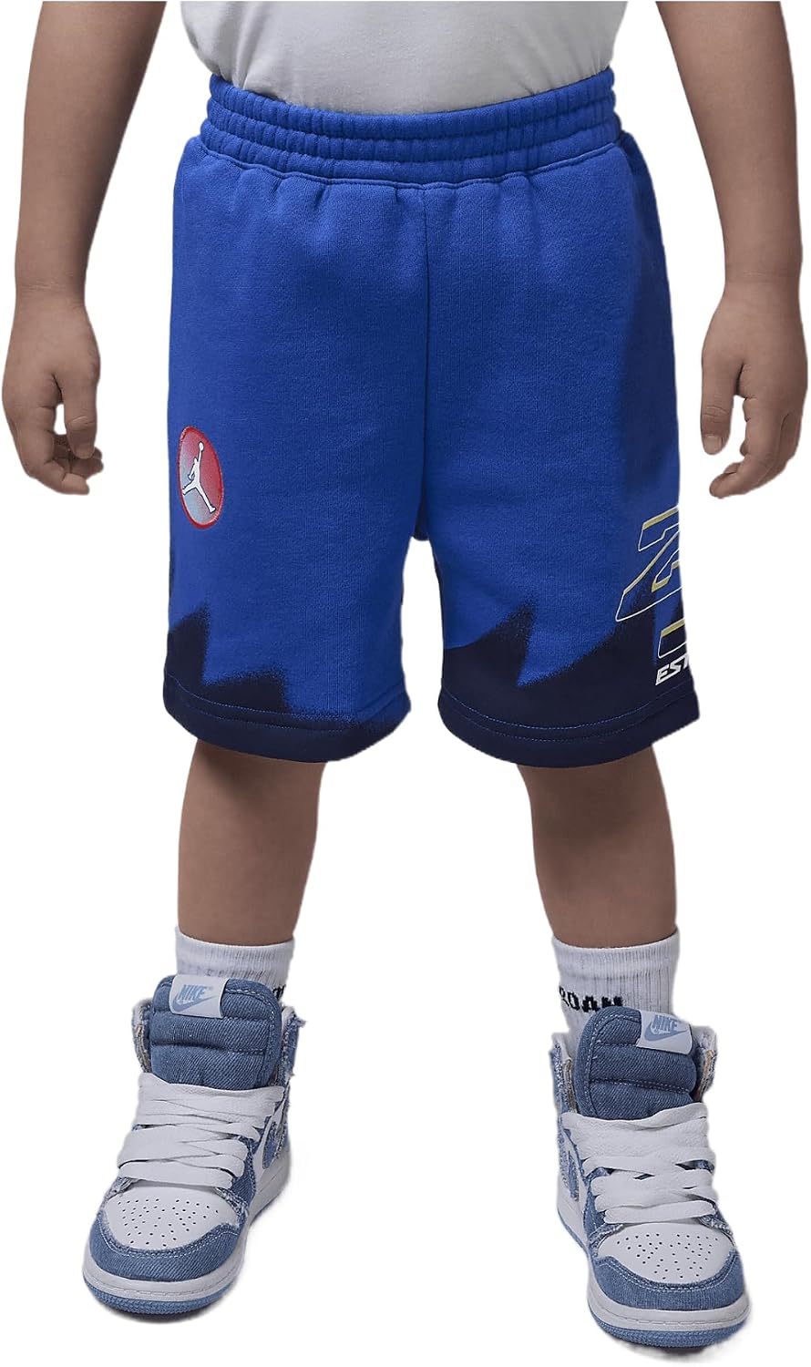 Jordan MJ Moto Toddler Fleece Shorts (Hyper Royal, 75D411-U5H) Size 2 Years