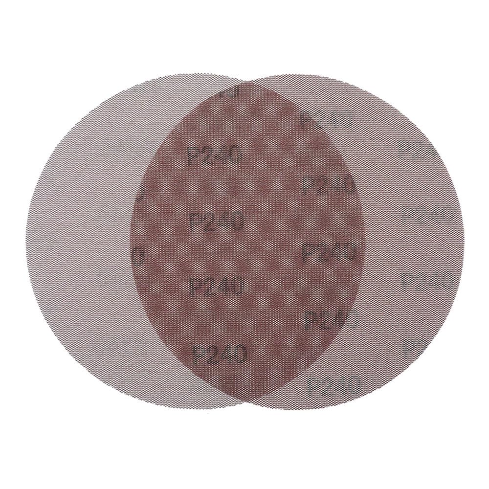 Dischi abrasivi abrasivi Senza Polvere da 7 Pollici e 180 mm, Carta vetrata Anti-bloccaggio con Gancio e Passante, Grana 80-320, 15 Pezzi, 180