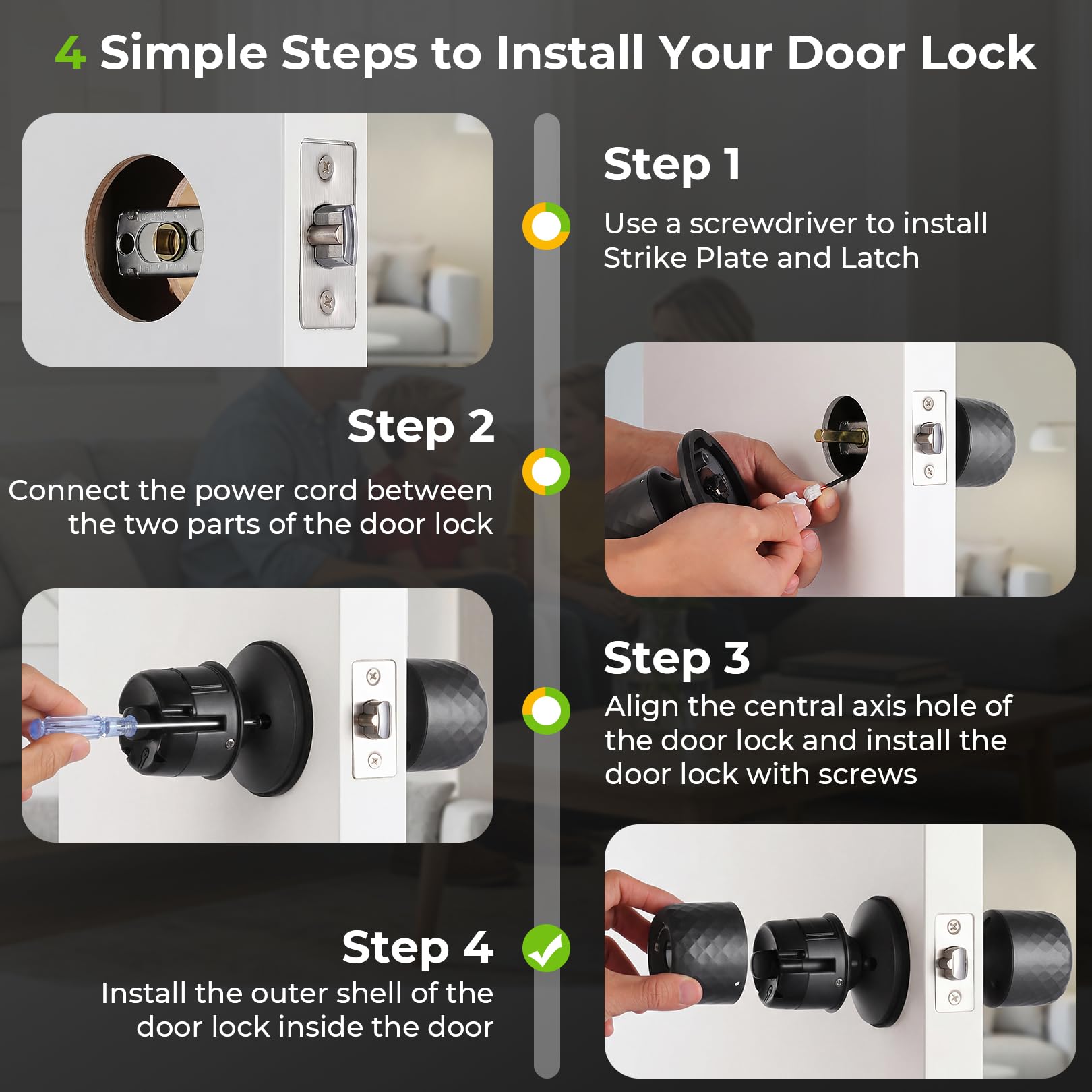 Fingerprint Door Lock - Smart Biometric Security -8