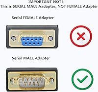 Vista 6 de Adaptador USB 2.0 a serie RS232, convertidor de cable serie USB con chip Prolífico chapado en oro para Win10/8.1/8/7/Vista/XP/2000/Andorid/Linux/Mac