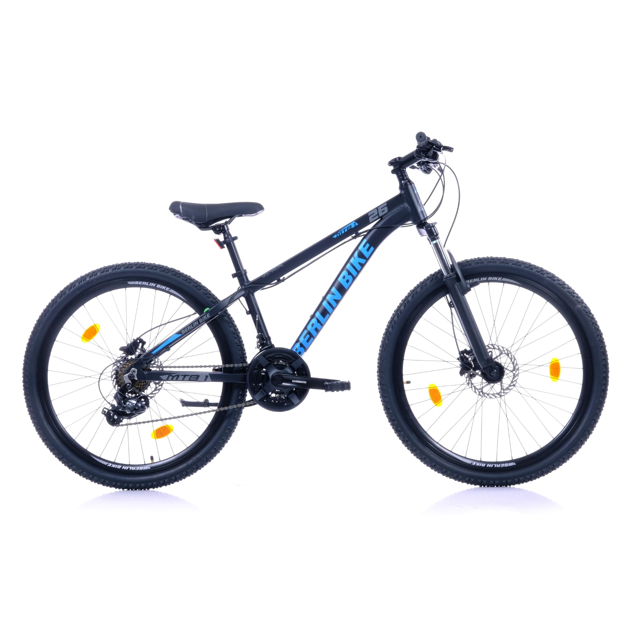 Mountainbike MTB1 – mit komplettem Shimano Set - 21 Gang Shimano FD-TZ500/RD-TY300D, Dacron Hydraulische Scheibenbremsen