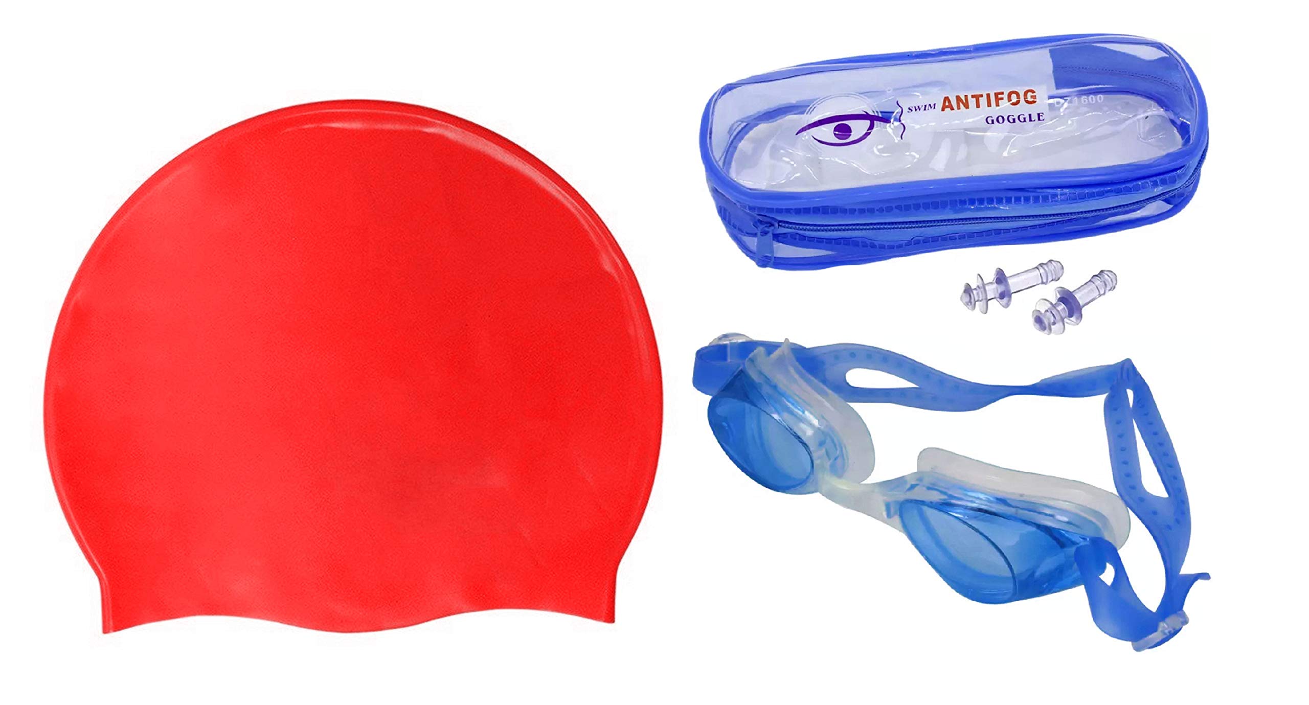 MAJIK Summer Combo Offers for Kids and Adults Swimming Accessories Goggles Waterproof Caps for Women Men Children 20 Grams Pack of 1 (B Red) (B07QPDCV55) Amazon Price History, Amazon Price Tracker