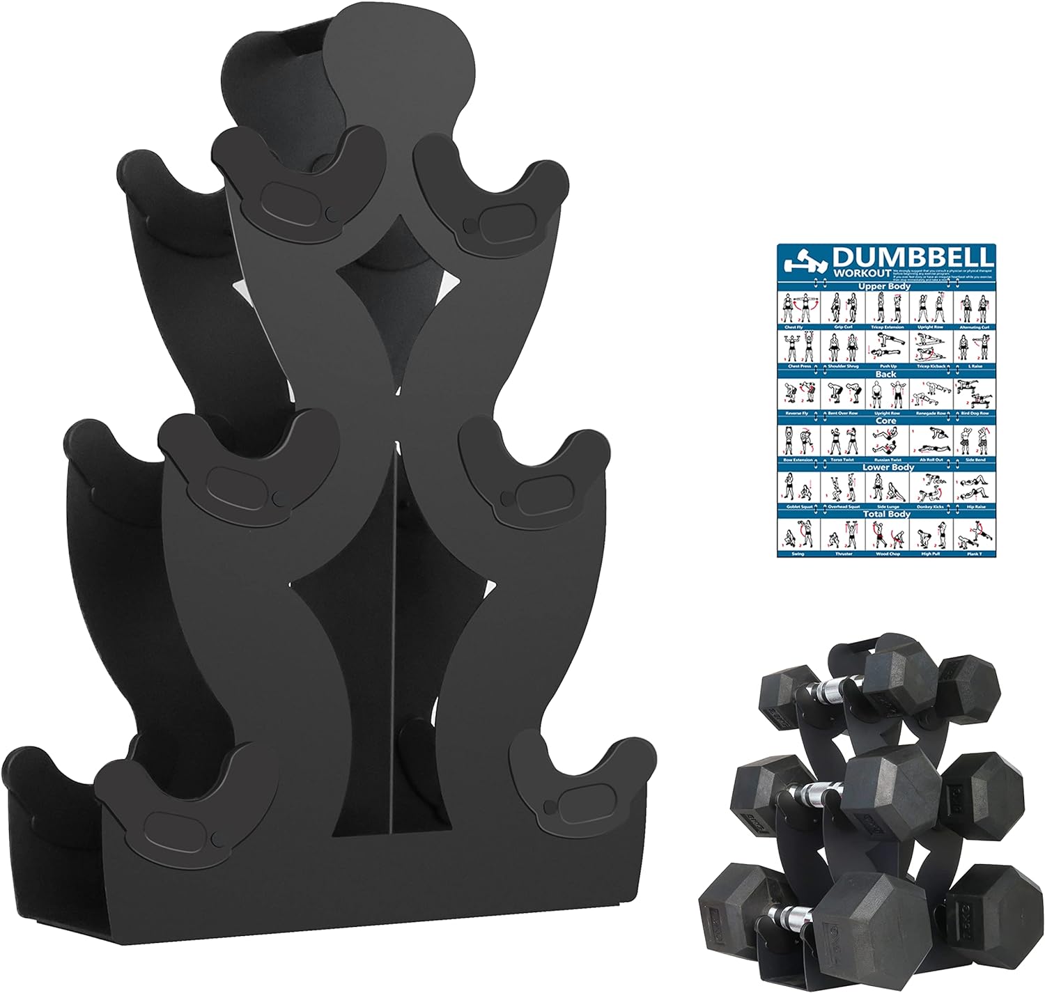 Dumbbell Storage Rack Weight Organizer Rack Only for Home Gym Weight Rack No need Assembly Dumbbell Storage Rack Weight Organizer Rack Only for Home Gym Weight Rack No need Assembly