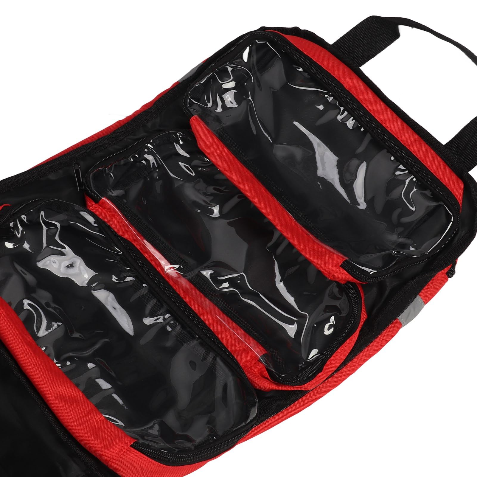 Tyenaza Bolsa De Emergencia para Exteriores, Bolsa De Primeros Auxilios con Rayas Reflectantes De Tela Oxford 600DPU para Acampar, Senderismo Y Coche