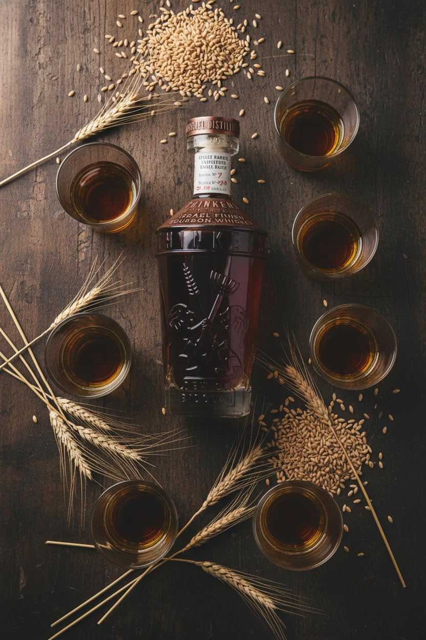 Single Barrel Bourbon Whiskey Ozean-Gereift Koscher Vanille Toffee & Schokolade Unfiltriert Exklusive Abfüllung 47% vol 0,75L Thinkers Dew of B'Dolah
